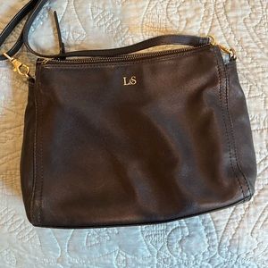 Lo & Sons Pearl Black Nappa Leather